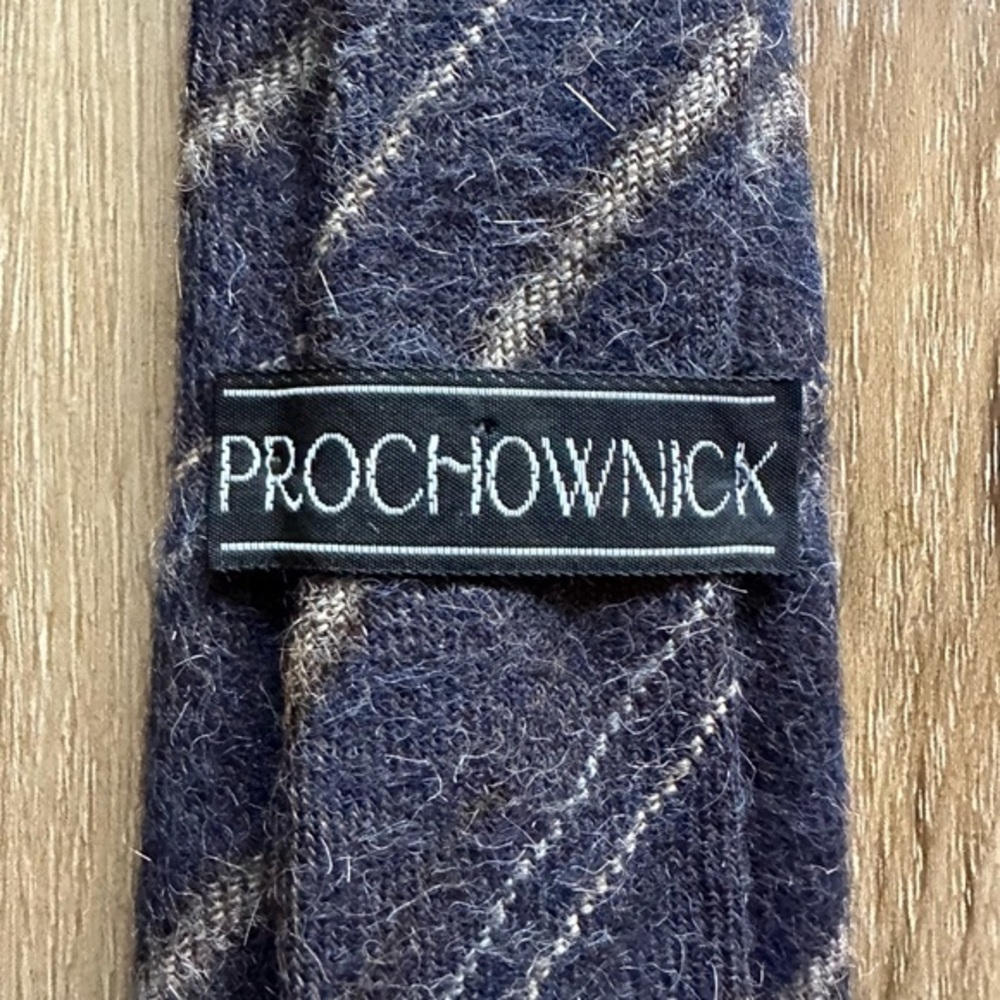 PROCHOWNICK Alpaca Blend Striped Vintage Tie (C)
